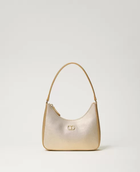 Golden Precious Twinset Mini-Hobo-Bag Mit Oval T Geschäft Handtaschen Damen