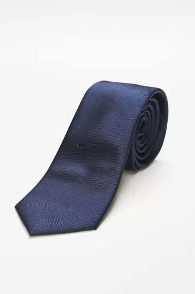Krawatten Und Fliege Antony Morato Blau Herren Krawatte Aus Seide Einfarbit
