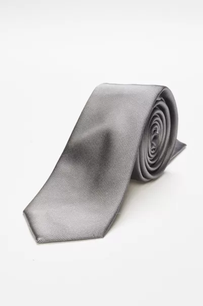 Herren Krawatten Und Fliege Antony Morato Military Krawatte Aus Seide Einfarbit