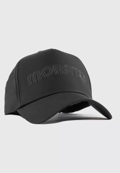 Antony Morato Baseballkappe Aus Popeline Mit Logo Herren Schwarz Hüte Und Mützen